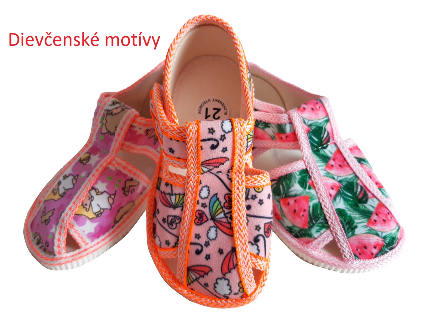 Detské dievčenské prezúvky Manik M-00-2S